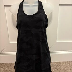 Lululemon Black Camouflage Tank Top